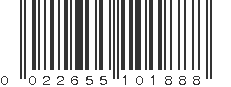 UPC 022655101888