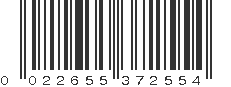 UPC 022655372554