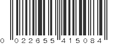 UPC 022655415084