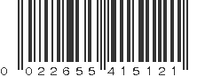 UPC 022655415121