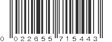 UPC 022655715443