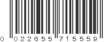 UPC 022655715559