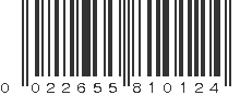 UPC 022655810124