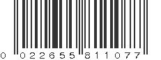 UPC 022655811077