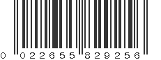 UPC 022655829256