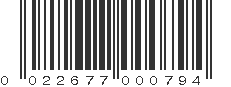 UPC 022677000794