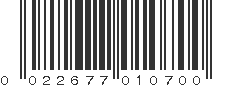 UPC 022677010700