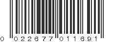 UPC 022677011691