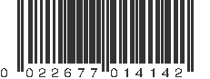 UPC 022677014142