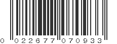 UPC 022677070933