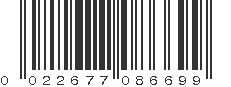 UPC 022677086699