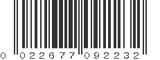 UPC 022677092232