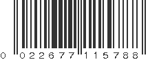 UPC 022677115788