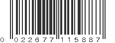 UPC 022677115887