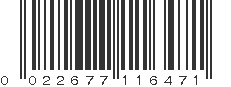 UPC 022677116471