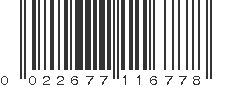 UPC 022677116778