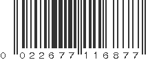 UPC 022677116877