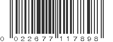 UPC 022677117898