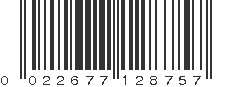 UPC 022677128757