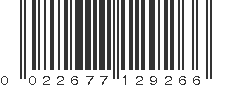 UPC 022677129266