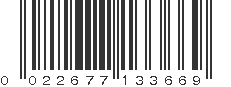 UPC 022677133669