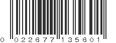 UPC 022677135601