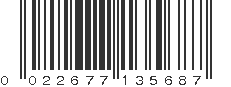 UPC 022677135687