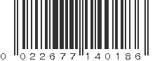 UPC 022677140186