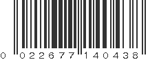 UPC 022677140438