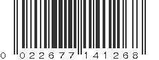 UPC 022677141268