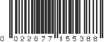 UPC 022677155388