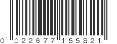 UPC 022677155821