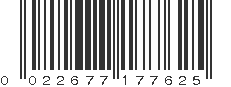 UPC 022677177625