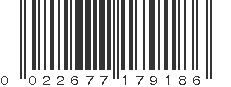 UPC 022677179186