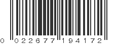 UPC 022677194172