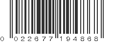 UPC 022677194868