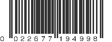 UPC 022677194998