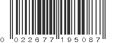 UPC 022677195087