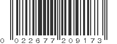 UPC 022677209173