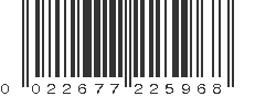 UPC 022677225968