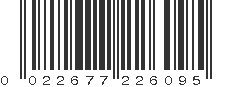 UPC 022677226095