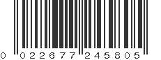 UPC 022677245805