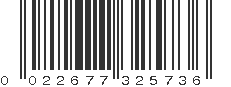 UPC 022677325736