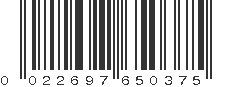 UPC 022697650375