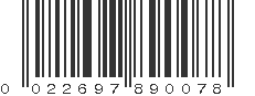 UPC 022697890078