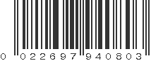 UPC 022697940803