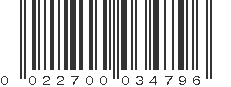 UPC 022700034796