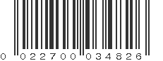 UPC 022700034826