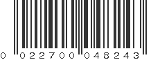 UPC 022700048243