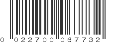 UPC 022700067732